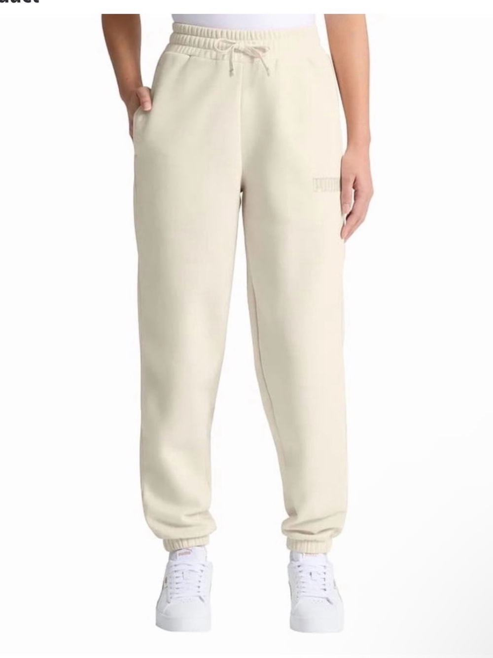 PUMA Women’s Fleece Jogger Sweatpants with Pockets Size:XL